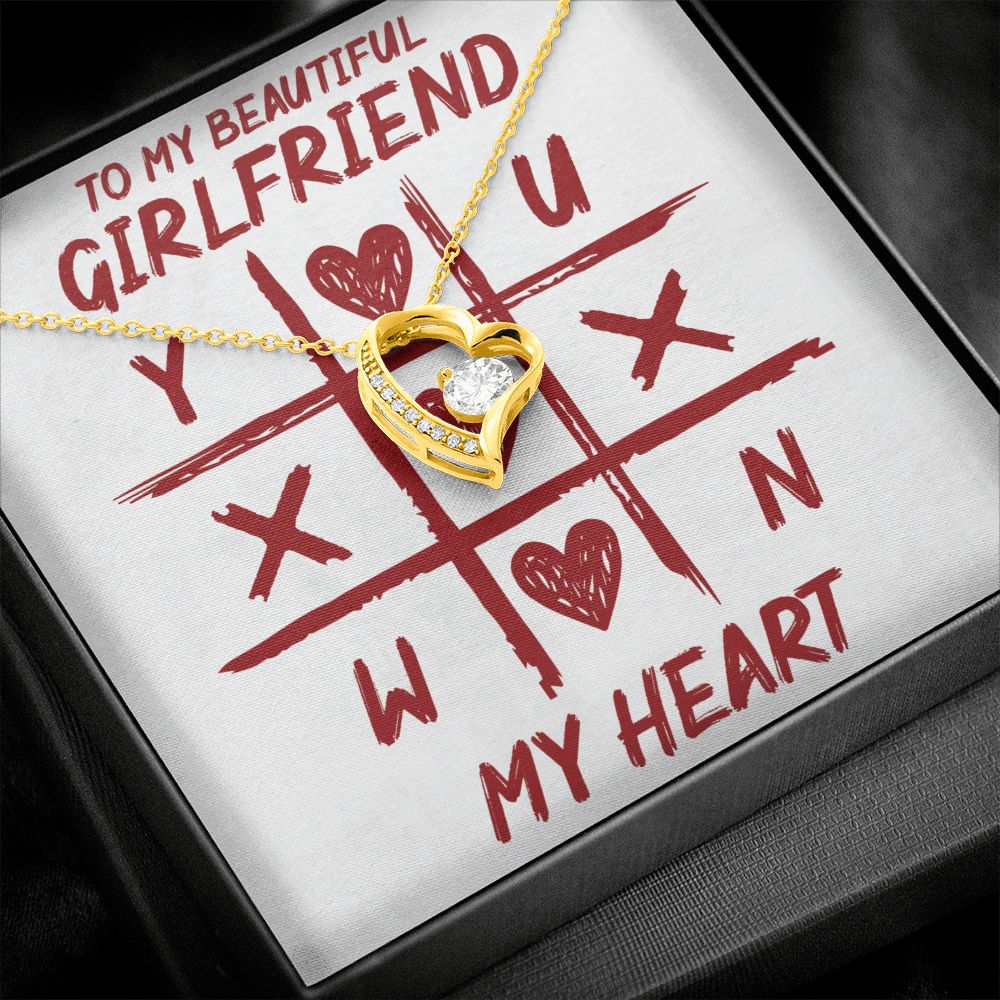 To My Beautiful Girlfriend - Forever Love Necklace