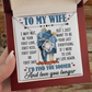 To My Wife - I May Not Be Your First Love - Love Knot Necklace