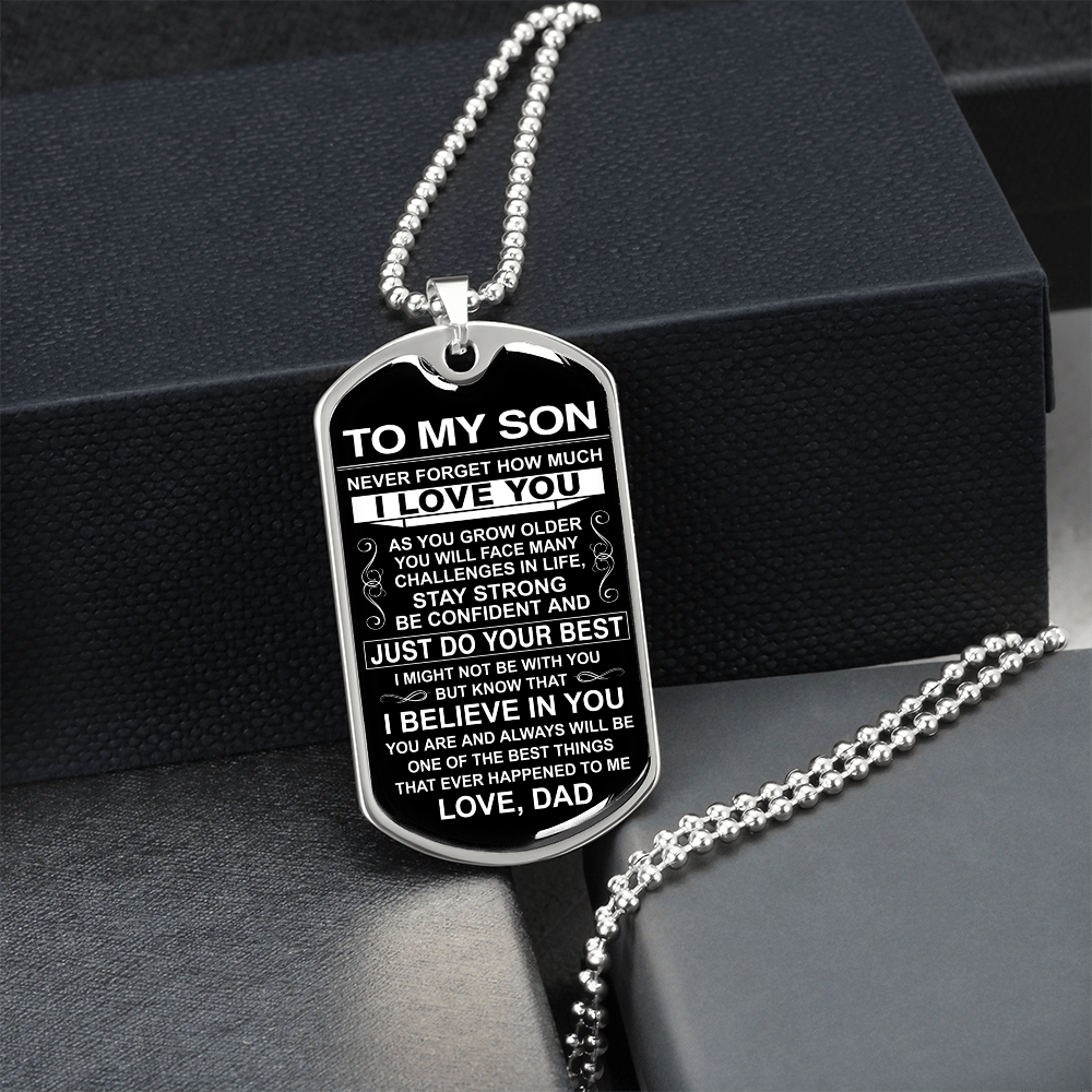 To My Son - Stay Strong, Be Confident - INCLUDES FREE SHIPPING