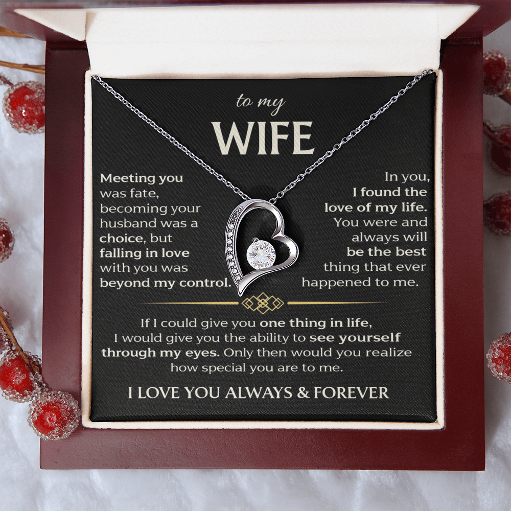 To My Wife - Forever Love Necklace