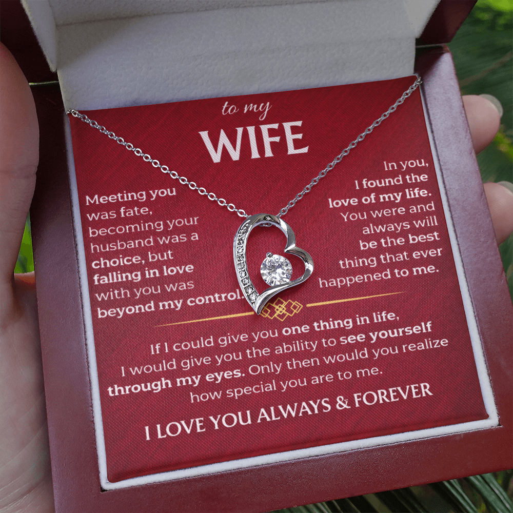 To My Wife - Forever Love Necklace