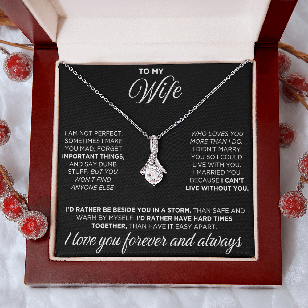 To My Wife - Alluring Beauty Necklace - INCLUDES FREE SHIPPING