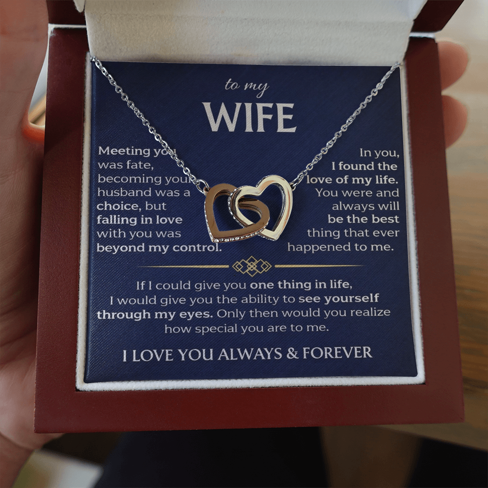 To My Wife - Interlocking Hearts