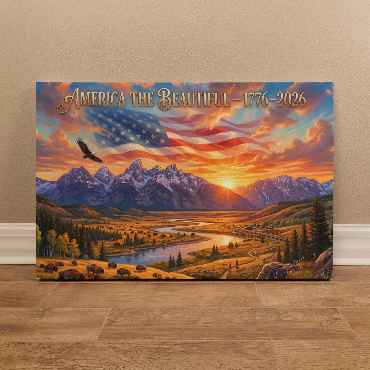 America's 250th America The Beautiful - Canvas