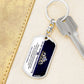 To My Badass Granddaughter - KeyChain