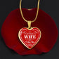 To My Gorgeous Wife - Red