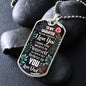 Daughter - Never Forget - Love Dad - INCLUDES FREE SHIPPING