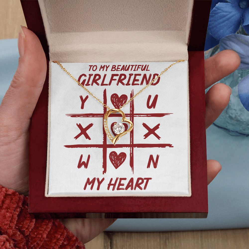 To My Beautiful Girlfriend - Forever Love Necklace