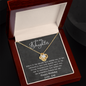 Daughter - Wonderful Person - Love Knot Necklace
