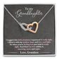 Granddaughter - I Hugged This Little Pendant - Love Grandma