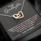 Granddaughter - I Hugged This Little Pendant - Love Grandma