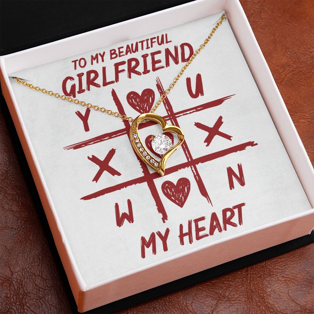 To My Beautiful Girlfriend - Forever Love Necklace